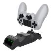 PS4 Slim/Pro Controller Dual Docking Charger with Display Lights - 2