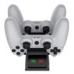PS4 Slim/Pro Controller Dual Docking Charger with Display Lights - 5
