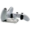 PS5 Controller Dual Port Quick Dock Charger (White) - 3