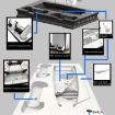PS5 Console Cooling Fan & Charging Dock Stand (White) - 6