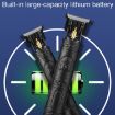 Buddhas Head Style Black Electrical Household Haircutting Tool - 5