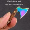 Mini Knife Keychain Accessory with Holster, Kitchen Knife Pattern - 5