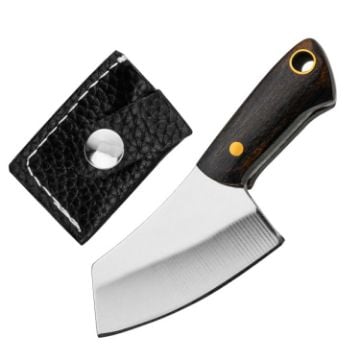 Mini Keychain Knife Accessory with Holster, Small Kitchen Model - 1
