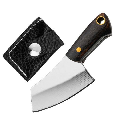 Mini Keychain Knife Accessory with Holster, Small Kitchen Model - 1