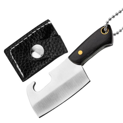 Mini Knife Keychain with Holster, Portable Pendant Accessory - 1