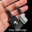 Mini Knife Keychain with Holster, Portable Pendant Accessory - 6