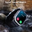 K63 1.96" Heart Rate/Blood Oxygen Bluetooth Call Smart Watch Brown - 2