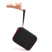 DJI Osmo Pocket 3 Camera Storage Bag - Black Shell, Red Inner - 3