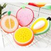 Orange Fruit Model Thickened Sponge Dishcloth Rag Towel - 2