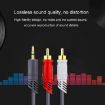 JINGHUA 3.5mm to 2RCA Audio Cable 30m Game Console Outdoor Grey - 6