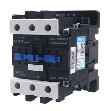 CHNT CJX2-9511 95A 220V Single-Phase AC Contactor Silver Alloy - 1