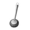 Kacheeg 304 Stainless Steel Pot Brush, Short Style Dishwashing Tool - 1