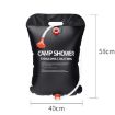 20L Portable Folding Solar Shower Bag for Home & Outdoor Use - 2