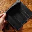 Retro Leather Pen Curtain Pencil Case with Key (Crazy Horse Brown) - 5
