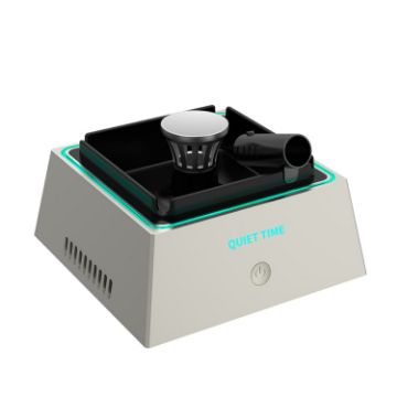 Smart Ambient Light Air Purifier & Electronic Ashtray (Silver) - 1