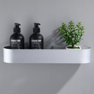 Matte 40cm No-Punch Bathroom Toilet Shelf Storage Rack - 1