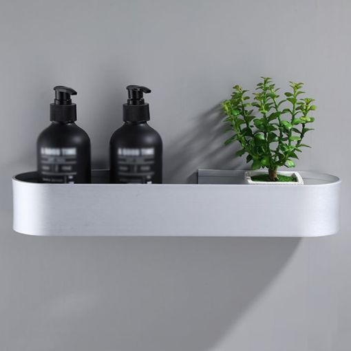 Matte 40cm No-Punch Bathroom Toilet Shelf Storage Rack - 1