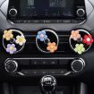 Yellow Candy-colored Five-petal Flower Car Vent Aromatherapy Clip - 4