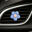 Blue Candy-Colored Flower Car Vent Aromatherapy Clip - 1