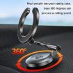 Pearl Black Metal MagSafe Magnetic Folding Phone Holder - 6