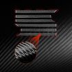 Mercedes-Benz G-Class W463 Grille Decorative Sticker Set (Red) - 5