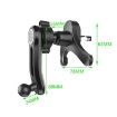 Ninth Gen Black Y-Shaped Car AC Vent Mobile Phone Holder - 3