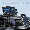 Ninth Gen Black Y-Shaped Car AC Vent Mobile Phone Holder - 5