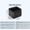 Battery Charger Seat for GoPro HERO12/11/10/9 Black - 4