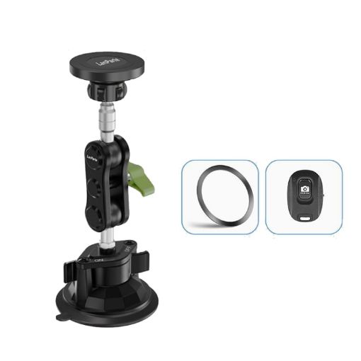 Lanparte Magnetic Car Phone Holder Suction Cup Stand RBA-M01NB - 1