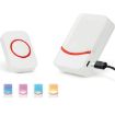 USB Power Wireless Doorbell with Remote Control and Intelligent Flashing - 2