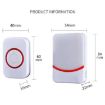 USB Power Wireless Doorbell with Remote Control and Intelligent Flashing - 3