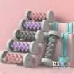 Pink Foot Massage Roller for Home Fitness & Muscle Relaxation - 2