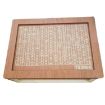 Light Brown Wooden Money Box Piggy Bank with Counter, 10,000 Euros - 1