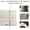 Black 70cm Stainless Steel Wire Saw Rope for Outdoor Camping - 2