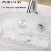 Bathroom Suction Cup Shelf Wall Mounted Organizing Rack (Silver) - 3