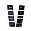 2005-2010 VW Touareg/Passat Steering Wheel Button Repair Stickers - 4