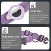 XL Dark Khaki AirTag Tracker Dog Collar with Neoprene & Reflective Lining - 4