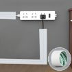 Anti-Biting Network Cable Organizer Tape, 50mmx5m, White Roll - 1