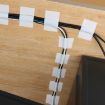 Anti-Biting Network Cable Organizer Tape, 50mmx5m, White Roll - 6