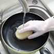 Waterproof PVC Non-slip Kitchen Dishwashing Gloves, Size M - 2