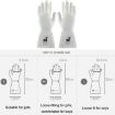 Waterproof PVC Non-slip Kitchen Dishwashing Gloves, Size M - 3