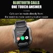 C20Plus 1.81" Waterproof Smart Watch, Camouflage Black with Bluetooth - 4