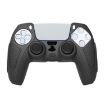 PS5 Gamepad Soft Silicone Protective Case, White + 2 Hats - 3