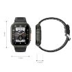 A70 1.96" IP68 Waterproof Bluetooth Smartwatch Silver Steel - 3