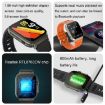 A70 1.96" IP68 Waterproof Bluetooth Smartwatch Silver Steel - 4