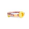 AirTag Pet Collar Holder Case with Bell, Safety Buckle, Orange Storm - 1