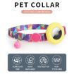 AirTag Pet Collar Holder Case with Bell & Safety Buckle, Water Moon Style - 3