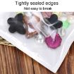 100pcs 7x20cm Pearlescent Translucent Ziplock Bags Self-Sealing - 6
