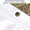 100pcs 8x11cm Pearlescent Film Ziplock Bags - Translucent Plastic - 5