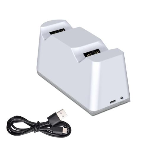 PS5 Double Grip Fast Charger with LED Lamp Seat - 1